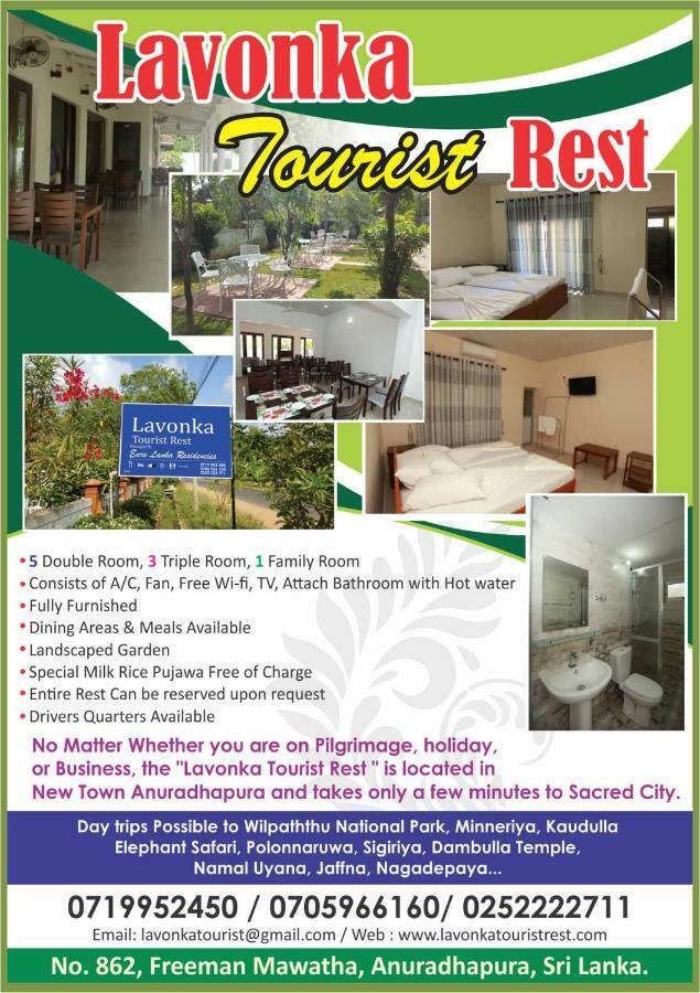 Hotel Lavonka Tourist Rest Anuradhapura Esterno foto